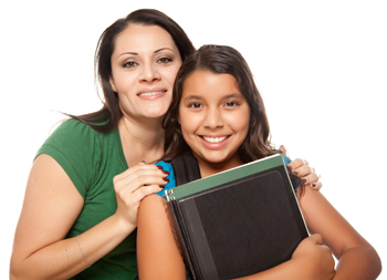 Confident Mom and child