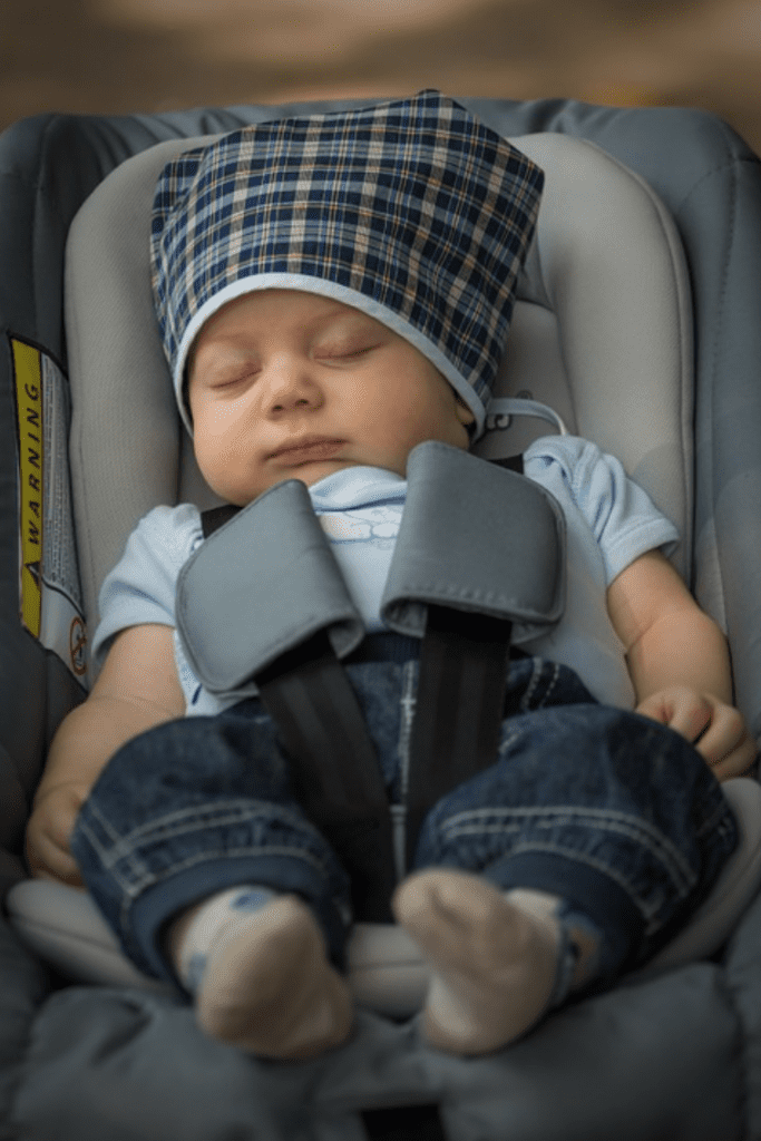 Baby in car seat